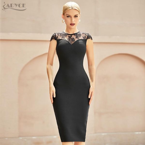 casual dresses adyce summer women black lace bandage dress short sleeve midi celebrity evening runway club party bodycon 2021, Black;gray
casual dresses adyce summer women black lace bandage dress short sleeve midi celebrity evening runway club party bodycon 2021, Black;gray