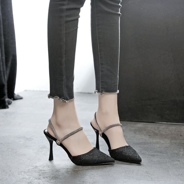 luxury dress shoes fat mm high heel's 2021 widened fat foot thin heel baotou sandals large 42 pointed single sho, Black
luxury dress shoes fat mm high heel's 2021 widened fat foot thin heel baotou sandals large 42 pointed single sho, Black