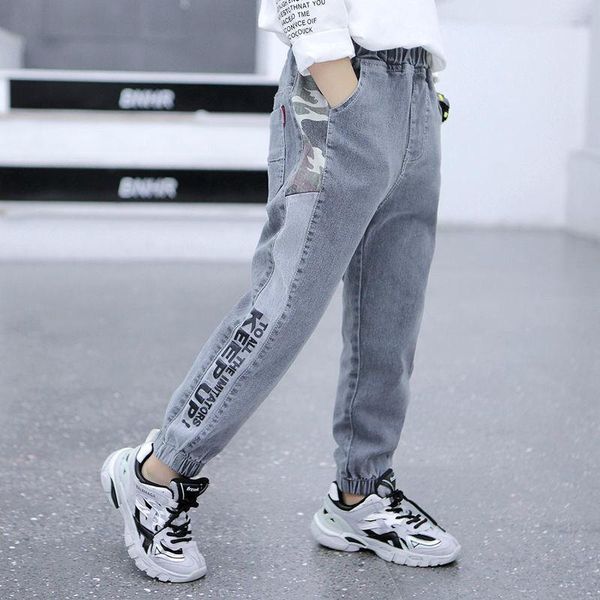 children 's spring and autumn jeans youth letter printed trousers boys ' casual loose -fit tappered, Blue
children 's spring and autumn jeans youth letter printed trousers boys ' casual loose -fit tappered, Blue