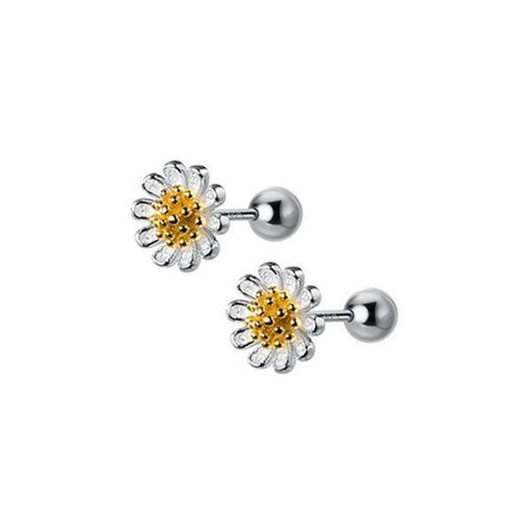 stud lovely 925 sterling silver daisy flower bead earrings, fresh and sweet jewelry, Golden;silver
stud lovely 925 sterling silver daisy flower bead earrings, fresh and sweet jewelry, Golden;silver