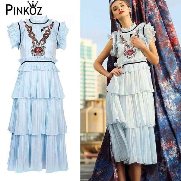fashion sleeveless sequined high street summer luxury pleat blue elegant designer chic dress vestidos de festa vrouw jurk 210421, White
fashion sleeveless sequined high street summer luxury pleat blue elegant designer chic dress vestidos de festa vrouw jurk 210421, White