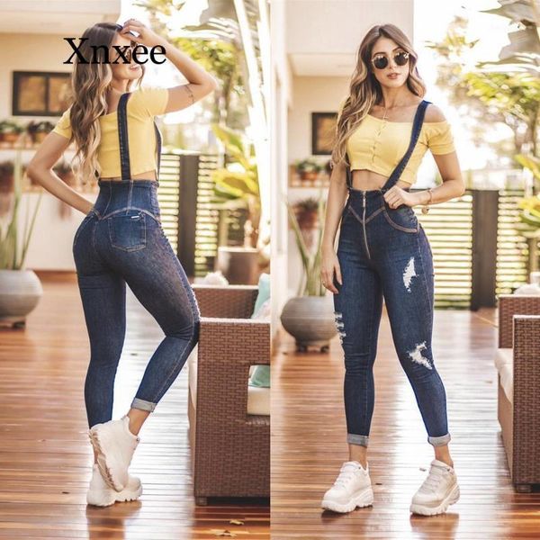 women's jeans student vintage dark blue hole pants 2021 strap high waist feet suspender women ripped
women's jeans student vintage dark blue hole pants 2021 strap high waist feet suspender women ripped