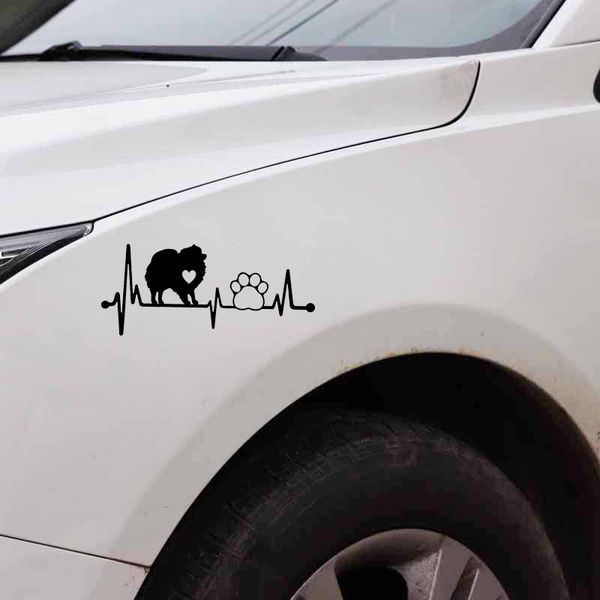 14.8cm*6.4cm pomeranian heartbeat lifeline pet paw vinyl decoration car sticker
14.8cm*6.4cm pomeranian heartbeat lifeline pet paw vinyl decoration car sticker
