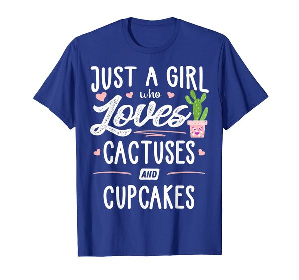 just a girl who loves cactuses and cupcakes gift cactus t-shirt, White;black 
just a girl who loves cactuses and cupcakes gift cactus t-shirt, White;black