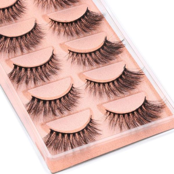 false eyelashes 5 pairs 3d fake hand made natural long faux mink lashes reusable eyelash extensions makeup tool
false eyelashes 5 pairs 3d fake hand made natural long faux mink lashes reusable eyelash extensions makeup tool