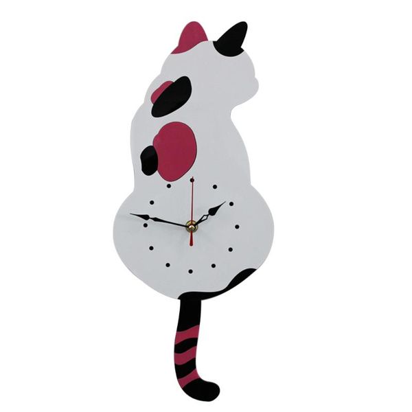 wall clocks modern acrylic mute clock shaking tail cat call frameless silent room home decor (cc001)
wall clocks modern acrylic mute clock shaking tail cat call frameless silent room home decor (cc001)