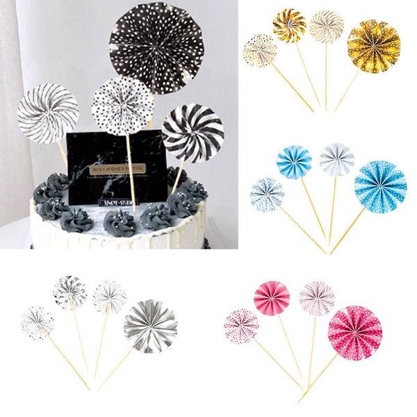 4pcs sunflower paper fan cake ers insert card wedding party decor decoration tools other festive & supplies
4pcs sunflower paper fan cake ers insert card wedding party decor decoration tools other festive & supplies