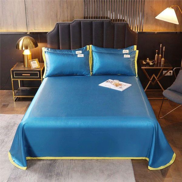 sheets & sets 1pc bed flat sheet solid color ice silk satin fabric bedding queen king size1
sheets & sets 1pc bed flat sheet solid color ice silk satin fabric bedding queen king size1