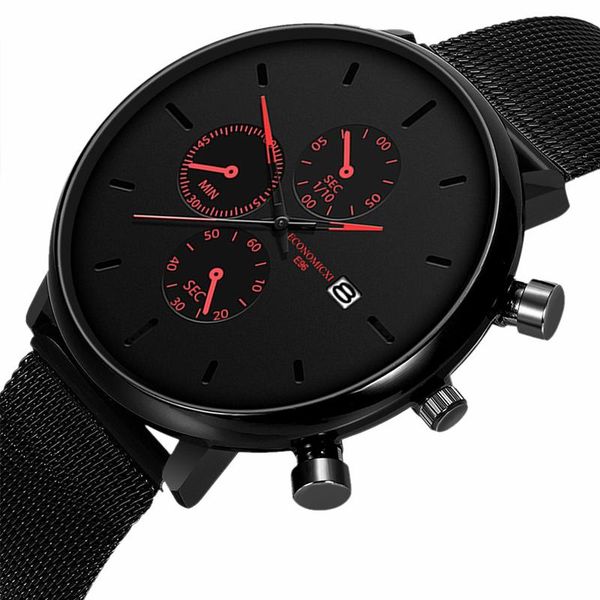 wristwatches luxury men's business watches steel mesh belt ultra-thin analog quartz watch men black casual man relogio masculino, Slivery;brown
wristwatches luxury men's business watches steel mesh belt ultra-thin analog quartz watch men black casual man relogio masculino, Slivery;brown