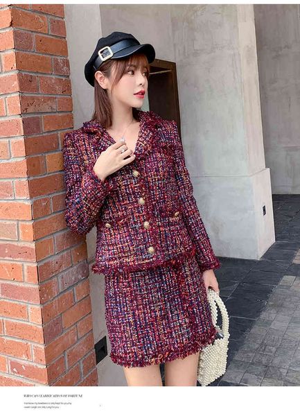 runway autumn winter long sleeve women dresses 2 piece set fashion tweed tassel jacket coat + high waist mini package hip skirt suits, White
runway autumn winter long sleeve women dresses 2 piece set fashion tweed tassel jacket coat + high waist mini package hip skirt suits, White