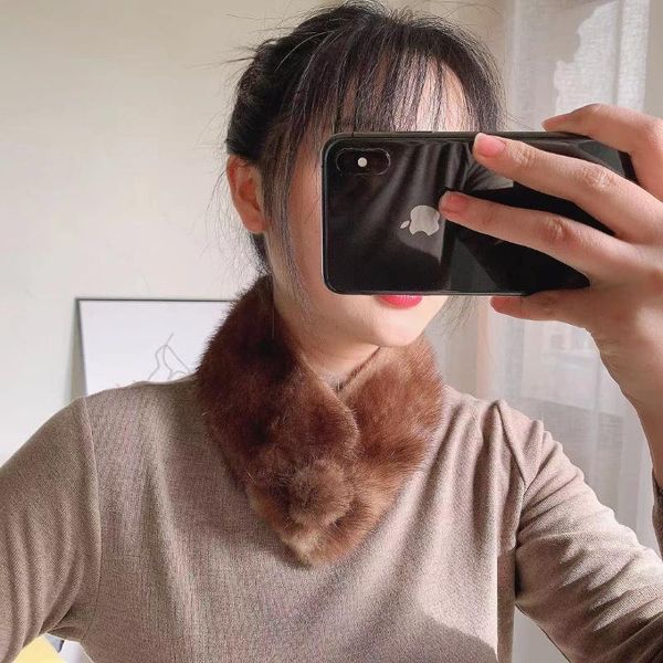 korean mink neckline autumn and winter warm cold proof decorative fur collar simple temperament ball scarf scarves, Blue;gray
korean mink neckline autumn and winter warm cold proof decorative fur collar simple temperament ball scarf scarves, Blue;gray