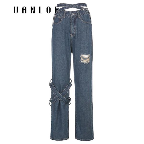 uanloehollow out buckle hole fashion straight jeans women high waist 90s vintage denim pants streetwear capris trouser women's, Blue
uanloehollow out buckle hole fashion straight jeans women high waist 90s vintage denim pants streetwear capris trouser women's, Blue