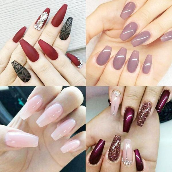 false nails 500pcs/set natural clear french half cover fake nail artificial acrylic tool manicure long abs tips j0v0, Red;gold
false nails 500pcs/set natural clear french half cover fake nail artificial acrylic tool manicure long abs tips j0v0, Red;gold