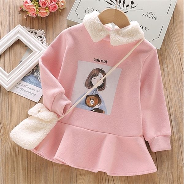 girl's dresses autumn winter new lamb wool sweater plus cashmere leisure baby girl clothes cartoons dress for kid send messenger bag 09, Red;yellow
girl's dresses autumn winter new lamb wool sweater plus cashmere leisure baby girl clothes cartoons dress for kid send messenger bag 09, Red;yellow