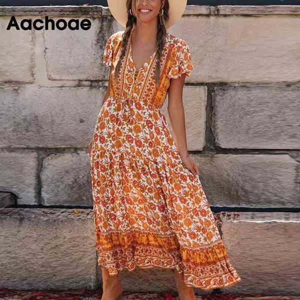 women boho floral print midi flare sleeve vintage beach v neck loose pleated summer dress vestidos mujer 210413, Black;gray
women boho floral print midi flare sleeve vintage beach v neck loose pleated summer dress vestidos mujer 210413, Black;gray