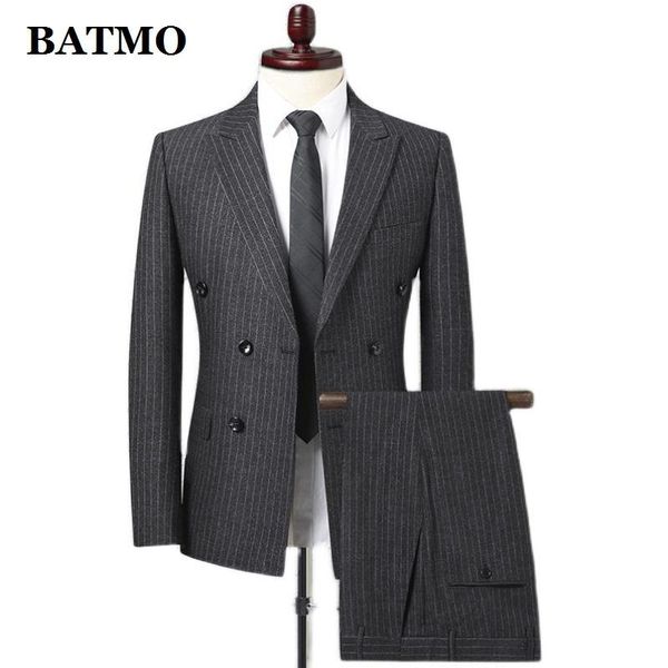 men's suits & blazers batmo 2021 arrival striped casual men,men's wedding dress,plus-size m-xxxl 888, White;black
men's suits & blazers batmo 2021 arrival striped casual men,men's wedding dress,plus-size m-xxxl 888, White;black