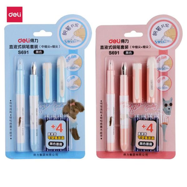 fountain pens deli pupil pen black ink student and office writing set 2pcs sac papeleria
fountain pens deli pupil pen black ink student and office writing set 2pcs sac papeleria