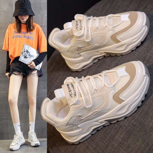 Casual shoes Daddy shoes women's 2021 new 21-2 spring and summer mesh autumn versatile sports 3P64, Beige
Casual shoes Daddy shoes women's 2021 new 21-2 spring and summer mesh autumn versatile sports 3P64, Beige