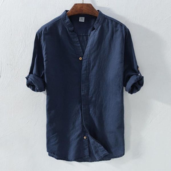 men's casual shirts helisopus 2021 effects color with long mouths men shirt cato linen harajuku japanese basic trui camisa, White;black
men's casual shirts helisopus 2021 effects color with long mouths men shirt cato linen harajuku japanese basic trui camisa, White;black