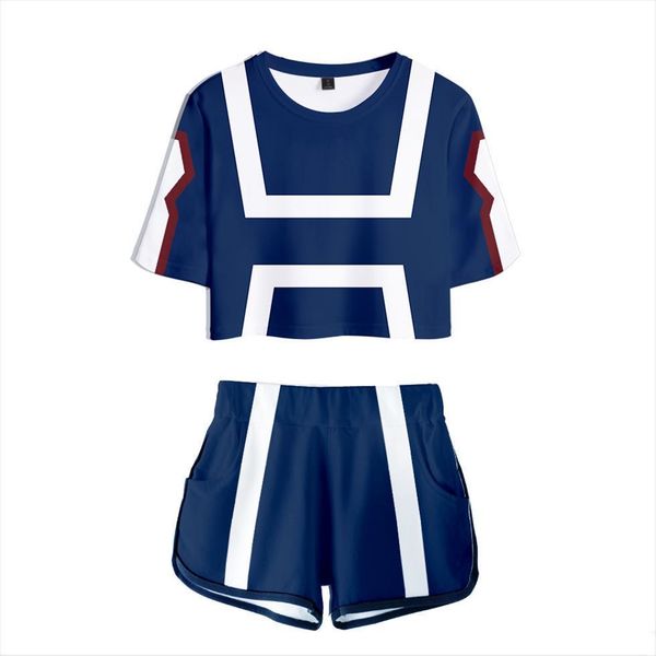 3d my hero academia marcus womens tracksuits and martinus two piece sets soft crop elastic shorts sala style, Gray
3d my hero academia marcus womens tracksuits and martinus two piece sets soft crop elastic shorts sala style, Gray