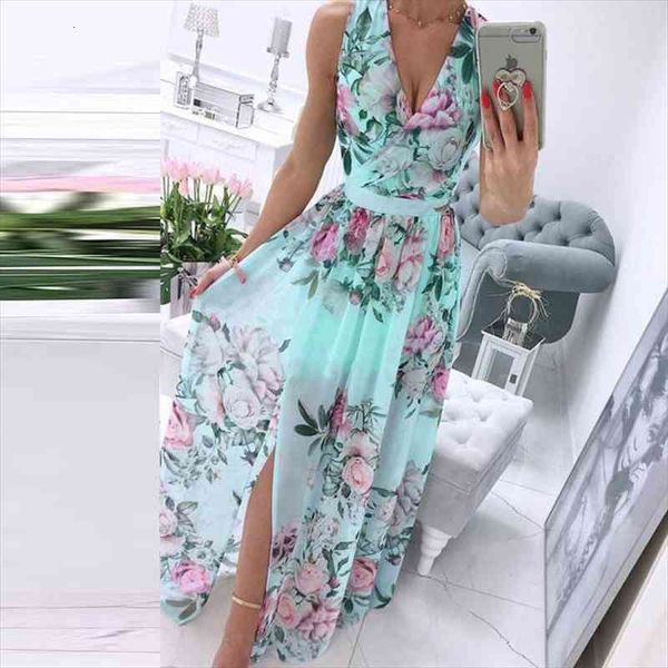 summer beach dress women deep v-neck sleeveless dress chiffon split maxi vintage floral print long dresses party vestido, Black;gray
summer beach dress women deep v-neck sleeveless dress chiffon split maxi vintage floral print long dresses party vestido, Black;gray