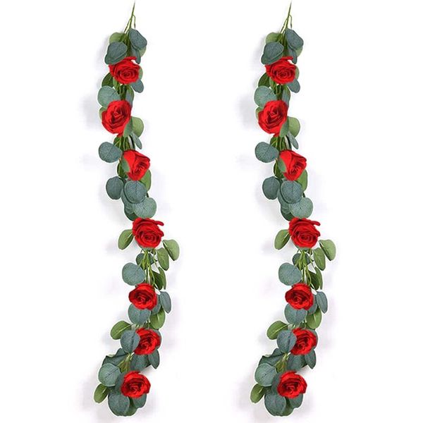 decorative flowers & wreaths 2pcs artificial vines faux silk eucalyptus garland rose vine plants flower greenery wedding backdrop arch wal
decorative flowers & wreaths 2pcs artificial vines faux silk eucalyptus garland rose vine plants flower greenery wedding backdrop arch wal