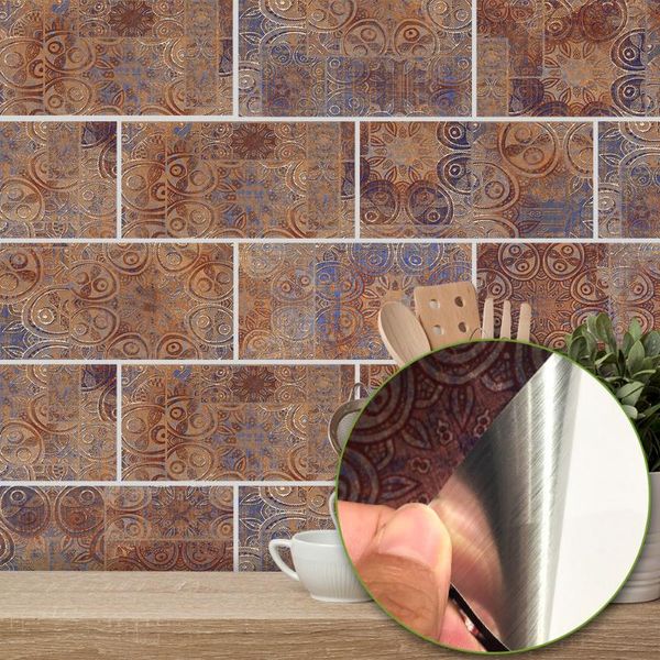 wallpapers warm metal vintage brick stickers retro oil-proof waterproof tile wallpaper for kitchen bathroom ground wall house decoration
wallpapers warm metal vintage brick stickers retro oil-proof waterproof tile wallpaper for kitchen bathroom ground wall house decoration