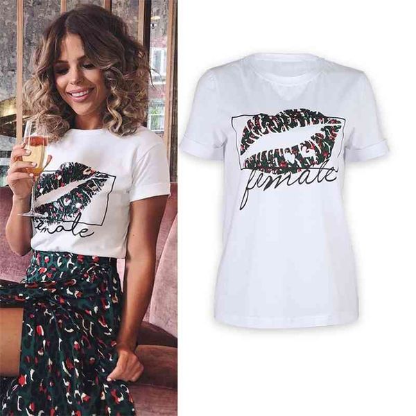 lips print summer tshirts women white t shirts female casual tee shirt femme short sleeve floral chemise 210522
lips print summer tshirts women white t shirts female casual tee shirt femme short sleeve floral chemise 210522