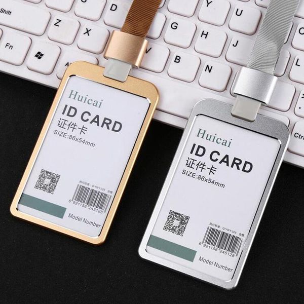 card holders 1pcs fashion aluminum alloy work name business id badge lanyard holder men women metal case, Brown;gray
card holders 1pcs fashion aluminum alloy work name business id badge lanyard holder men women metal case, Brown;gray