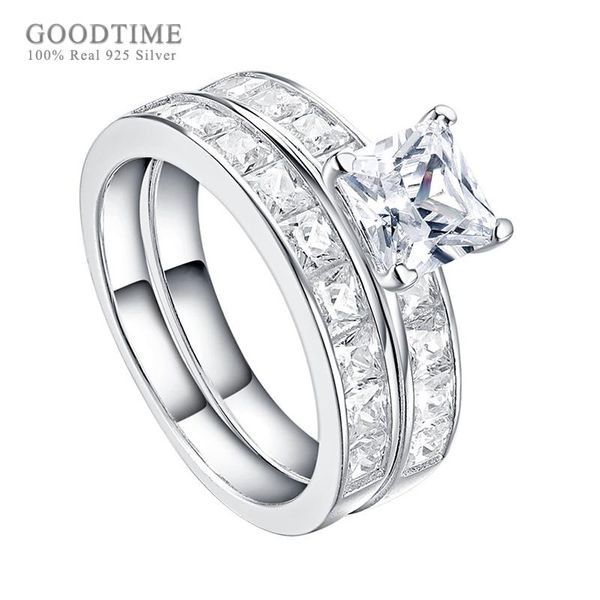 cluster rings fashion women ring 925 sterling silver princess zircon wedding set for engagement jewelry accessories gift girl party, Golden;silver
cluster rings fashion women ring 925 sterling silver princess zircon wedding set for engagement jewelry accessories gift girl party, Golden;silver