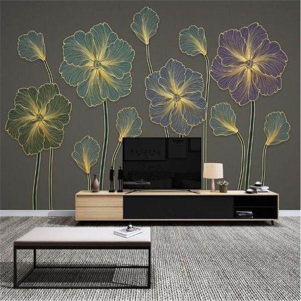 wallpapers custom size 3d po wallpaper mural living room gold relief line flower picture sofa tv backdrop for wall
wallpapers custom size 3d po wallpaper mural living room gold relief line flower picture sofa tv backdrop for wall