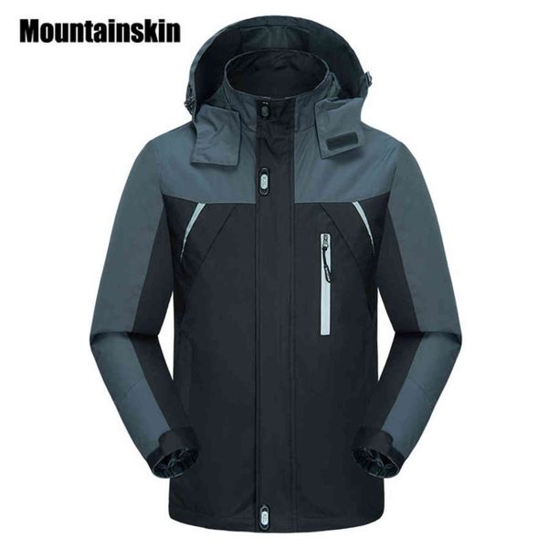 mountainskin spring jackets men's coats 4xl casual hooded mens windbreaker windproof waterproof brand male jackets sa200 y1122, Black;brown
mountainskin spring jackets men's coats 4xl casual hooded mens windbreaker windproof waterproof brand male jackets sa200 y1122, Black;brown