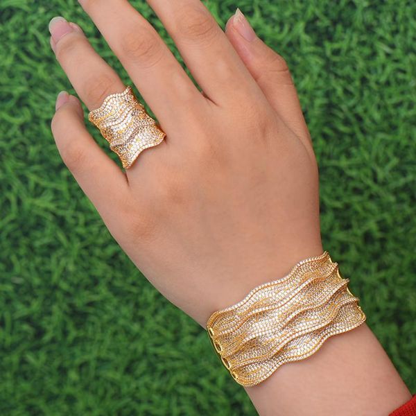 earrings & necklace godki luxury wide waves nigeria bangle ring set jewelry sets for women wedding cubic zircon crystal cz dubai bridal, Silver
earrings & necklace godki luxury wide waves nigeria bangle ring set jewelry sets for women wedding cubic zircon crystal cz dubai bridal, Silver