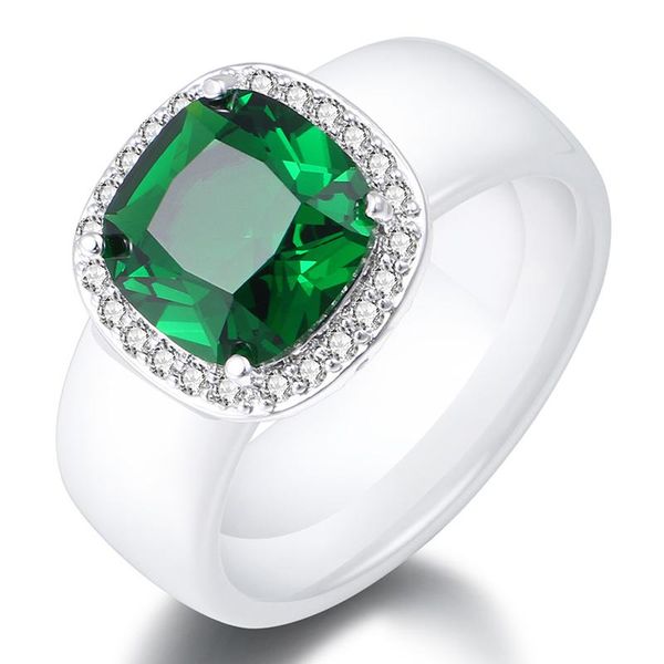 cluster rings 925 sterling silver ceramic ring green zircon 8mm wide jewelry for accessories wedding engagement year gift 2021 trend, Golden;silver
cluster rings 925 sterling silver ceramic ring green zircon 8mm wide jewelry for accessories wedding engagement year gift 2021 trend, Golden;silver