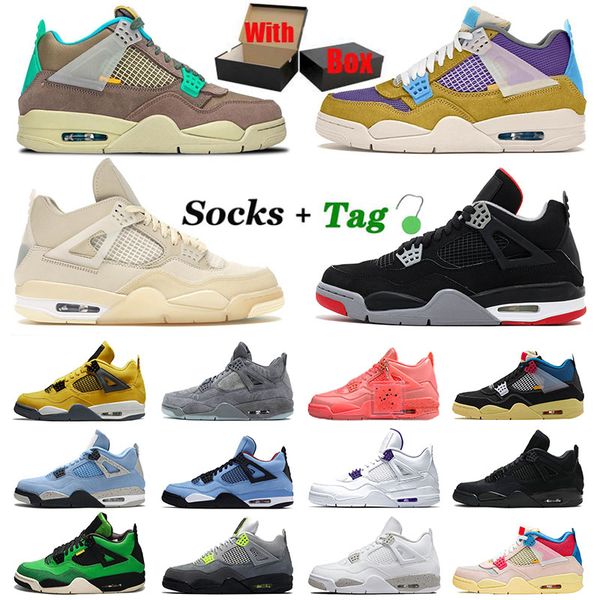 with box original jumpman 4 white off sail basketball shoes womens mens 4s iv desert moss university blue black cat what the court purple sn, White;red
with box original jumpman 4 white off sail basketball shoes womens mens 4s iv desert moss university blue black cat what the court purple sn, White;red