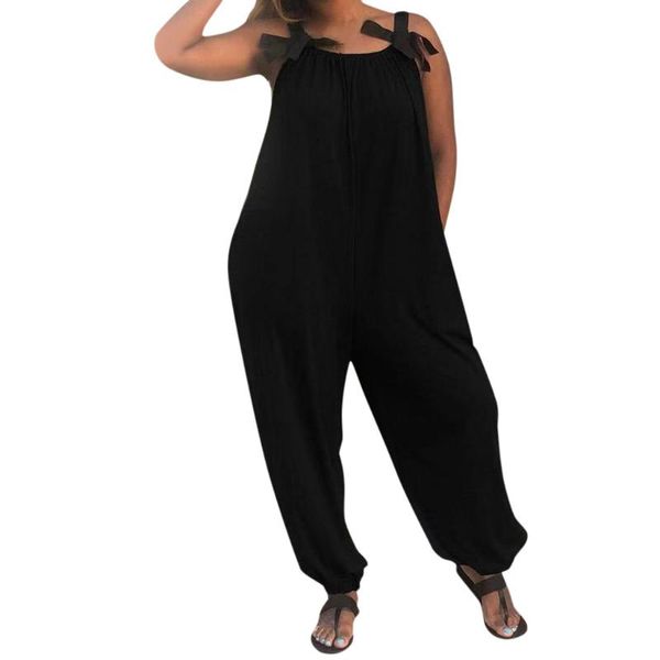 women's jumpsuits & rompers women casual jumpsuit summer womens solid color overall sleeveless loose spaghetti strap long pants romper, Black;white
women's jumpsuits & rompers women casual jumpsuit summer womens solid color overall sleeveless loose spaghetti strap long pants romper, Black;white