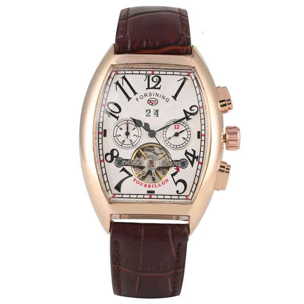 automatic gentlemen watches hollow out self-winding mechanical calendar display leather band, Slivery;brown
automatic gentlemen watches hollow out self-winding mechanical calendar display leather band, Slivery;brown