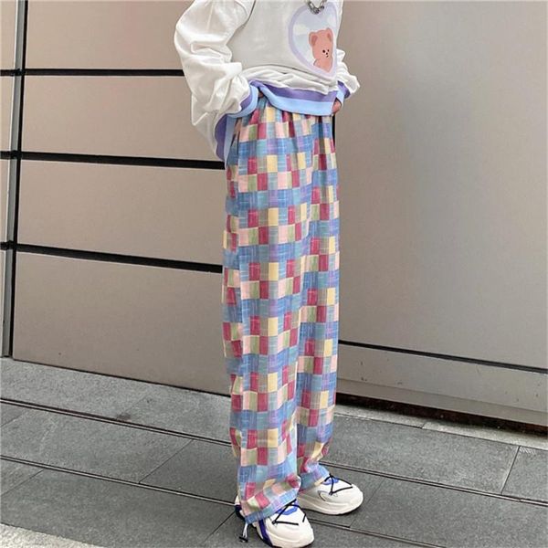 women's casual pants woman trouser trend thin korean harajuku trousers fashion loose hip-hop plaid & capris, Black;white
women's casual pants woman trouser trend thin korean harajuku trousers fashion loose hip-hop plaid & capris, Black;white