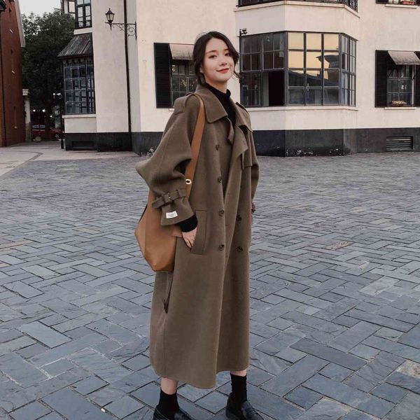 women's trench coats army green cashmere wool coat, women's winter clothes, loose coat and long sleeve, mainly of with a belt j2ng, Tan;black
women's trench coats army green cashmere wool coat, women's winter clothes, loose coat and long sleeve, mainly of with a belt j2ng, Tan;black
