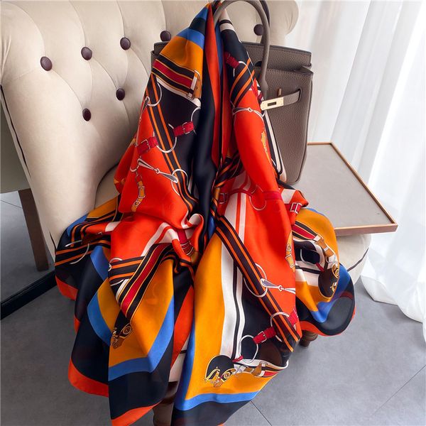 2021 new silk scarf women's shawl print sunshade home tourism air conditioning room decoration matching clothing, Blue;gray
2021 new silk scarf women's shawl print sunshade home tourism air conditioning room decoration matching clothing, Blue;gray