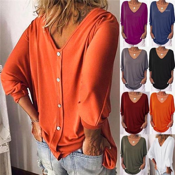 oversized 5xl blouses women v-neck spring casual loose blusa ladies solid batwing sleeve pullover shirt fashion back button women's &, White
oversized 5xl blouses women v-neck spring casual loose blusa ladies solid batwing sleeve pullover shirt fashion back button women's &, White