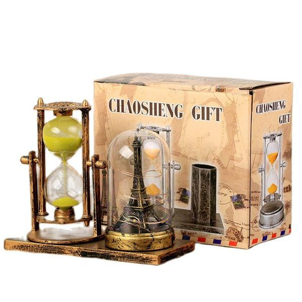 other clocks & accessories hourglass timer sand clock for home desk office decorative, large antique metal decoration sandglass
other clocks & accessories hourglass timer sand clock for home desk office decorative, large antique metal decoration sandglass