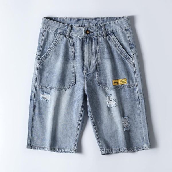 men's jeans denim shorts men summer dark blue loose fit retro ripped frayed moto biker pants man hip hop for boy students
men's jeans denim shorts men summer dark blue loose fit retro ripped frayed moto biker pants man hip hop for boy students