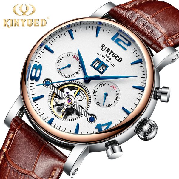 kinyued factory direct sale new automatic leather watches men hollow mechanical luxury brand male clock2019, Slivery;brown
kinyued factory direct sale new automatic leather watches men hollow mechanical luxury brand male clock2019, Slivery;brown