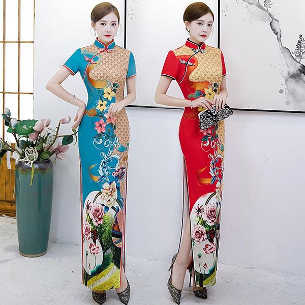 ethnic clothing autunm winter women vintage print qipao chinese traditional long fork gorgeous lady cheongsam plus size 5xl, Red
ethnic clothing autunm winter women vintage print qipao chinese traditional long fork gorgeous lady cheongsam plus size 5xl, Red