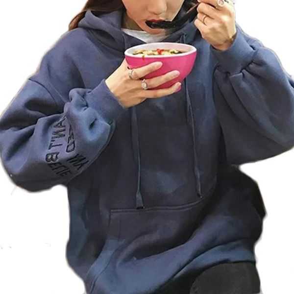 women's hoodies & sweatshirts streetwear women long sleeve hooded sweatshirt solid fashion casual loose pullover winter autumn korean c, Black
women's hoodies & sweatshirts streetwear women long sleeve hooded sweatshirt solid fashion casual loose pullover winter autumn korean c, Black