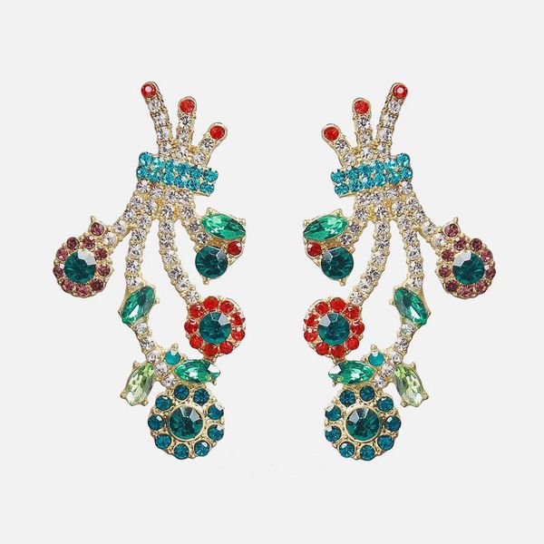 dangle & chandelier multi-layer green rhinestone flower hollow exaggerated earrings boutique charm earings women jewelry ear's accessor, Silver
dangle & chandelier multi-layer green rhinestone flower hollow exaggerated earrings boutique charm earings women jewelry ear's accessor, Silver