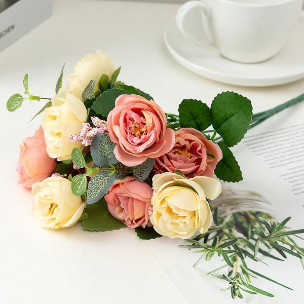 home garden decoration artificial decorative european-style 10-head silk diamond rose fake wedding flowers bouquet supplier & wreaths
home garden decoration artificial decorative european-style 10-head silk diamond rose fake wedding flowers bouquet supplier & wreaths