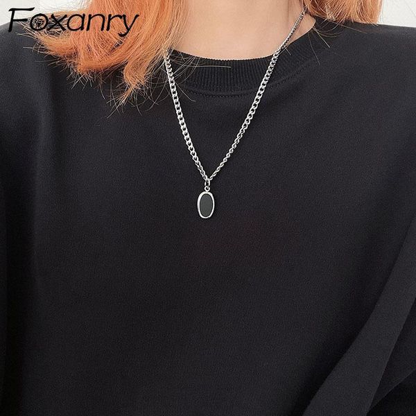 chains foxanry 925 sterling silver sweater necklace fashion vintage couple simple black round shape geometric thai party jewelry
chains foxanry 925 sterling silver sweater necklace fashion vintage couple simple black round shape geometric thai party jewelry