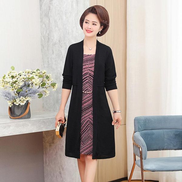 casual dresses reclaim fake dress middle age women spring evening gowns party print elegant clothing dresse vestidos muje, Black;gray
casual dresses reclaim fake dress middle age women spring evening gowns party print elegant clothing dresse vestidos muje, Black;gray